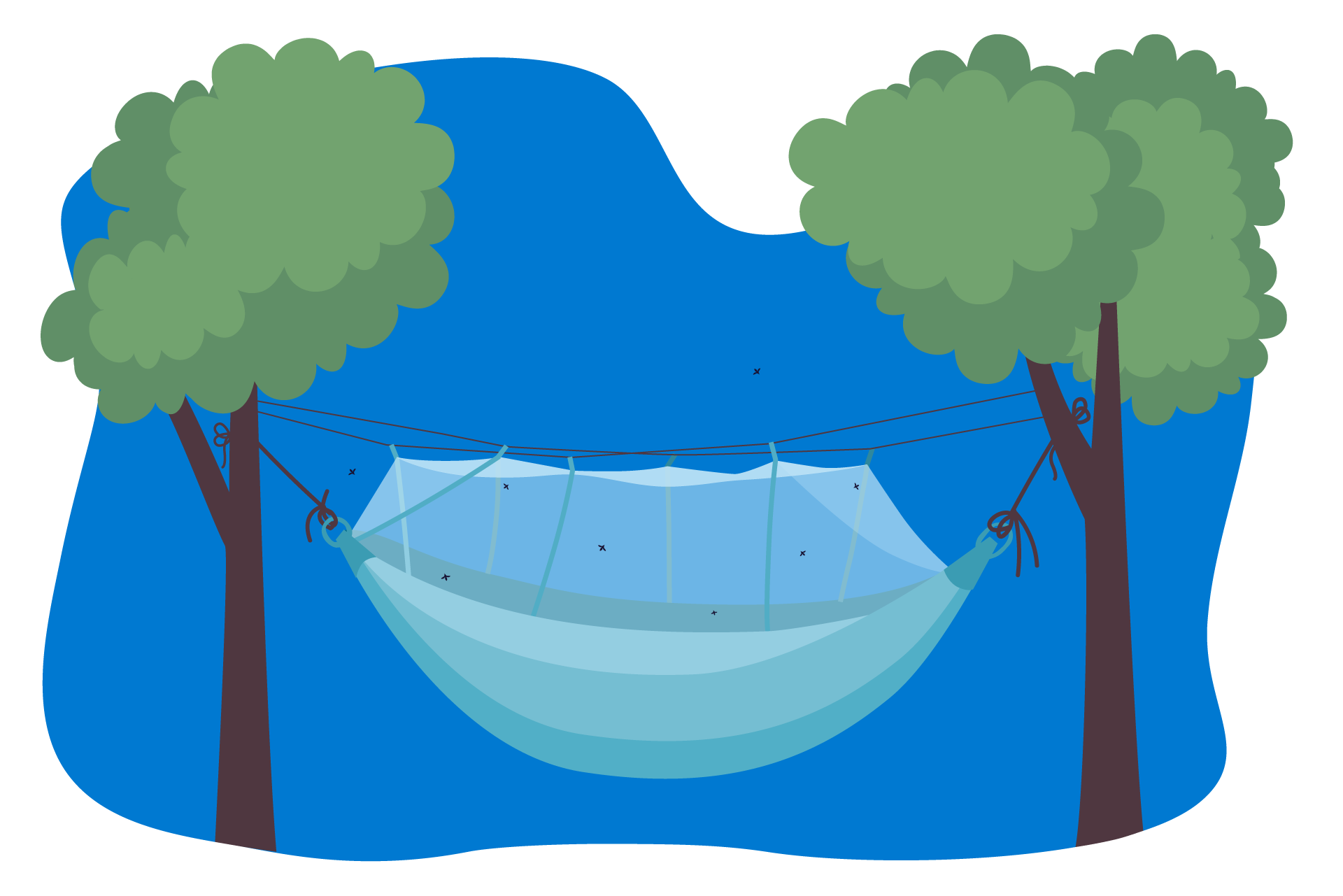 Hamaca al aire libre